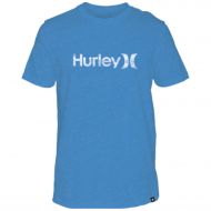 Hurley One and Only Push Through T-Shirt - Black Heather/Photo Blue - XL