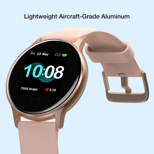  [아마존베스트]Smart Watch, UMIDIGI Uwatch 2S Fitness Tracker Heart Rate Monitor, Activity Tracker with 1.3 Touch Screen, 5ATM Waterproof Pedometer Smartwatch Sleep Monitor for iPhone and Android