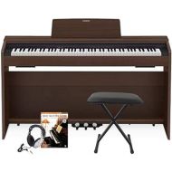 Casio PX-870 Brown Privia Home Digital Piano, Brown and ARBENCH Keyboard Bench & BEHRINGER All-In-One Course: Lesson-Theory-Technic: Level 1