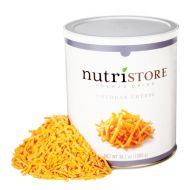 Nutristore Freeze Dried Cheddar Cheese Shredded | Premium Quality | Amazing Taste | Perfect for Camping | Survival Food