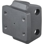 CURT 45950 Rebellion XD Adjustable Cushion Hitch Pintle Mount Plate Attachment, Shank Required
