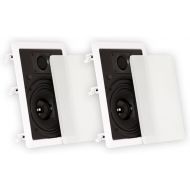 [아마존베스트]Theater Solutions TS65W in Wall 6.5 Speakers Surround Sound Home Theater Pair, White
