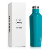 Corkcicle Canteen Classic Collection-Water Bottle & Thermos-Triple Insulated Shatterproof Stainless Steel, 16 oz, Gloss Biscay Bay