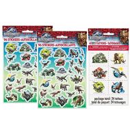 Jurassic World Stickers & Tattoos ~ 8 Sticker Sheets and 24 Tattoos ~ Party Favors