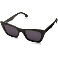 Carrera Womens 5044/s Polarized Cateye Sunglasses, Black, 50 mm