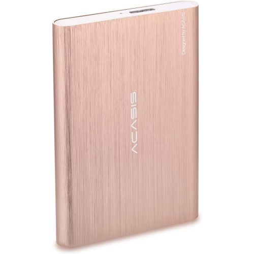  ACASIS 80GB Ultra Slim Portable External Hard Drive USB3.0 Hard Disk 2.5 HDD Storage Devices Compatible for Desktop,Laptop,PS4,Mac,TV,Xbox one (80GB, Gold)