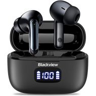 Blackview Wireless Earbuds in Ear Headphones Wireless Bluetooth 5.3, TWS Ear Buds Built-in Mic Sports Noise Canceling Earbuds IPX7 Waterproof,56H Playtime LED Power Display for Android/iOS Phone