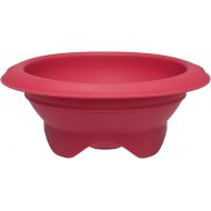 HIC Kitchen Rose Levy Beranbaum’s Baking Bowl Double Boiler, European-Grade Silicone, Red, 1.5-Quarts (6-Cups) Capacity