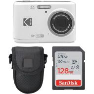 Kodak PIXPRO FZ45 Digital Camera + Point & Shoot Camera Case + Sandisk 128GB SDXC Memory Card…