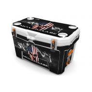 USATuff Wrap (Cooler Not Included) - Full Kit Fits Ozark Trail 73QT - Protective Custom Vinyl Decal - USA Warrior