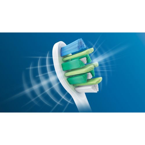 필립스 Philips Sonicare Intercare replacement toothbrush heads, HX9003/65, BrushSync technology, White 3-pk