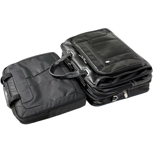  McKlein River West Leather Fly-Through Checkpoint-Friendly Laptop Case
