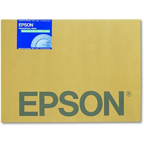 엡손 Epson S041598 Enhanced Matte Posterboard, 30 x 24, White (Pack of 10)