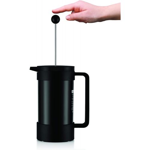  Bodum Bean Sustainable French Press Coffee Maker, 34 Ounce, Black