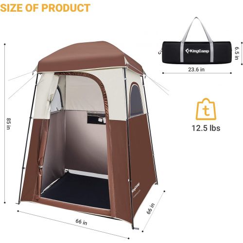  [아마존베스트]KingCamp Oversize Outdoor Camping Dressing Changing Room Shower Privacy Shelter Tent