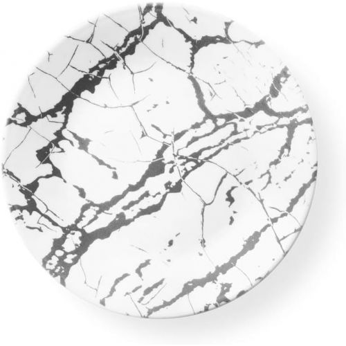  [아마존베스트]Corelle Boutique Appetizer Plate Stone 6.75in (17cm) 6 Pack
