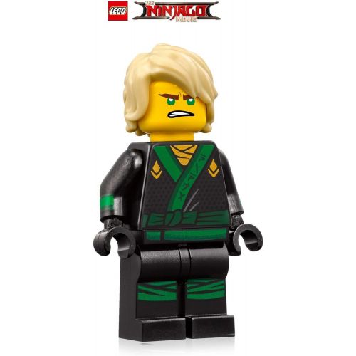  LEGO The Ninjago Movie Minifigure - Lloyd Green Ninja (with Hair, Sword, and Display Stand) 70617