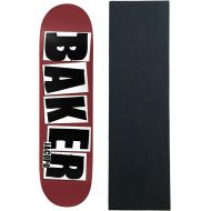 Baker Skateboard Deck Jacopo Carozzi Matte Maroon 8.0 x 31.5 with Grip