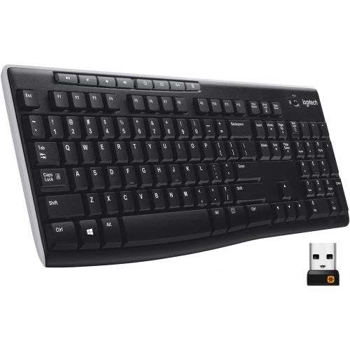 로지텍 [아마존베스트]Logitech Wireless Keyboard K270 with Long-Range Wireless