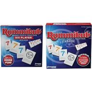 Rummikub Six Player Edition - The Classic Rummy Tile Game - More Tiles and More Players for More Fun! by Pressman , Blue & Rummikub by Pressman - Classic Edition - The Original Rum