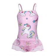 HenzWorld Unicorn Costumes Little Girls Halloween Dress Up Bathing Pool Holiday Outfits