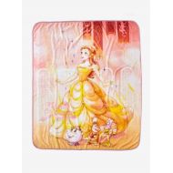 Hot Topic Disney Beauty And The Beast Belle Watercolor Throw Blanket