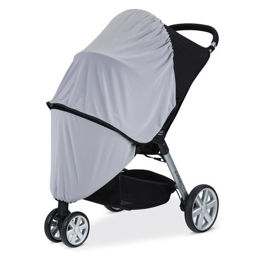  Britax B-Agile, B-Free, Pathway Single Stroller UPF 50+ Sun and Bug Cover Full Ventilation Netting + Encloses Front and Sides of Stroller