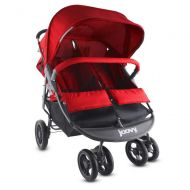 Joovy Scooter X2 Double Stroller, Red