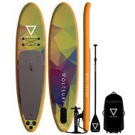 Sevylor VoltSurf - 11 All-Around - iSUP Inflatable Paddle Board Kit + Leash & Backpack w/Wheels (6 Inch Thick)