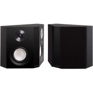 Fluance Reference High Performance 2-Way Bipolar Surround Speakers for Wide Dispersion Surround Sound in Home Theater Systems - Black Ash/Pair (XL8BP)