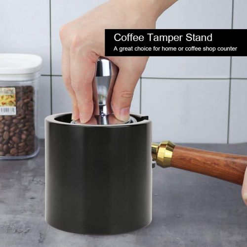 TOPINCN Aluminum Alloy Adjustable Coffee Tamper Holder Tamping Rack Shelf Coffee Machine Espresso Silicone Tool Accessory Kitchen Tools