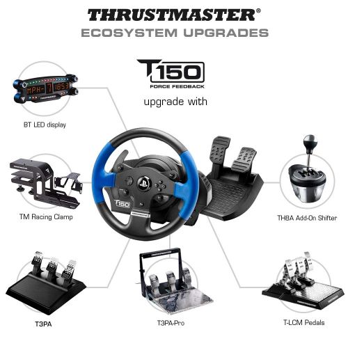 [아마존베스트]Thrustmaster T150 RS (wheel incl. 2 pedal set, force feedback, 270° - 1080°, PS4 / PS3 / PC)