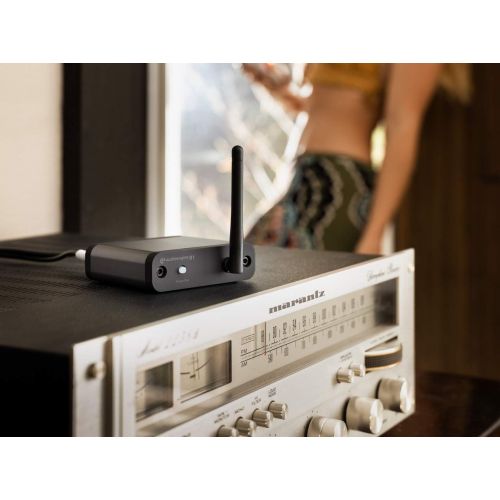  [아마존베스트]Audioengine B1 Bluetooth Music Receiver with 5.0 aptX HD, Extended Range and High Fidelity 24 bit DAC, Optical