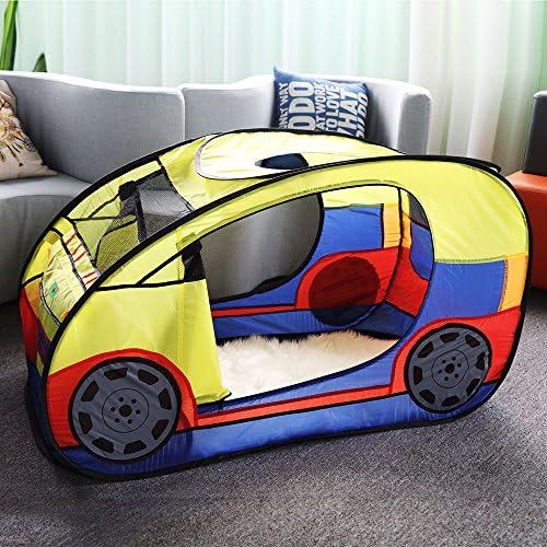  [아마존베스트]Anyshock Car Tent for Kids , Play Tent Pop Up Pretend Toys for Indoors and Outdoors Fun , Foldable Playhouses with Carrying Case as a Best Gift for 1-8 Years Old Toddler/Boys/Baby