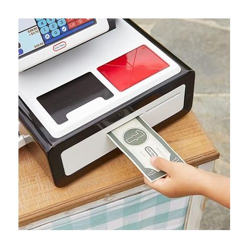  Little Tikes First Self-Checkout Stand Realistic Cash Register Pretend Play Toy for Kids