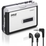 [아마존베스트]2-in-1 Cassette-to-MP3 Converter Recorder - USB Walkman Cassette Player - Portable Battery Powered Tape Audio Digitizer with 3.5mm Audio Jack Headphones- Pyle (PCASRSD17)