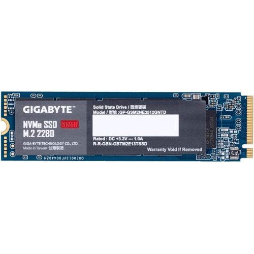기가바이트 Gigabyte NVMe 1.3/ M.2/ PCIe 3.0x4/ 512GB SSD (GP-GSM2NE3512GNTD)