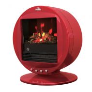 Himalayan Glow Himalayan glow HH-2001R Rotatable Electric Fireplace Heater, Red Himalayan 1500W Electric Fireplace Heater comforts of home ,living room and study room with Auto-temperature adjust