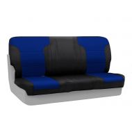 Coverking Custom Fit Rear Bench Seat Cover for Select Suzuki Samurai Models - Spacermesh 2-Tone (Blue with Black Sides)