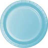 Creative Converting Touch of Color 96 Count Dessert/Small Paper Plates, Pastel Blue