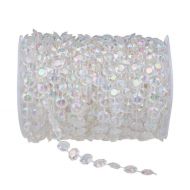 Unknown Party Rainbow - Pearl Garland Crystal Decoration Table Wedding 30m - Cage Vase Floral Signs Navy Center Tables Assesories Ideas Hooks Black Garland Table Candles Hoop Banner Piece