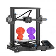 Richoose Creality Ender 3 V2 Desktop 3D Printer with Carborundum Glass Bed, Silent Motherboard, Belt Tensioner, Extruder Knob,Build Volume 220 x 220 x 250mm, Ideal for Beginners