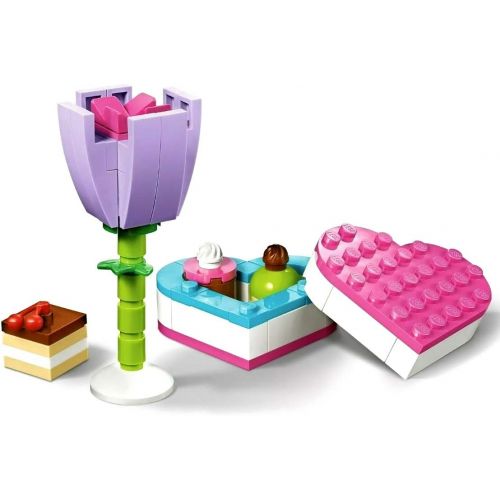  LEGO Friends Flower and Chocolate Box Build 30411 (75 Pcs)