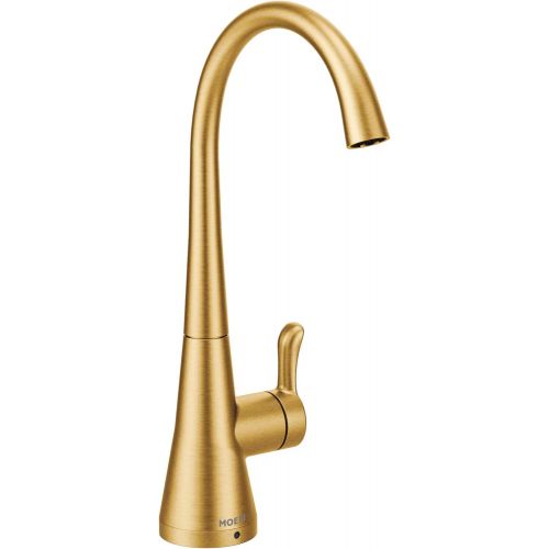  Moen S5520BG Sip Transitional Cold Water Kitchen Beverage Faucet with Optional Filtration System, Brushed Gold