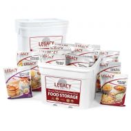 Legacy Premium Food Storage Survival Storage Food Supply: 240 Large Servings - 62 lbs - Long Term Emergency Freeze Dried Meals - 25 Year Shelf Life Wise Disaster Preparedness