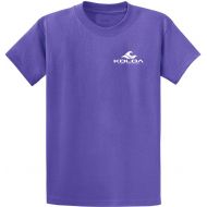Joe's USA Koloa Surf Classic 2-Sided Wave Logo Heavy Cotton T-Shirts in Regular,Big & Tall