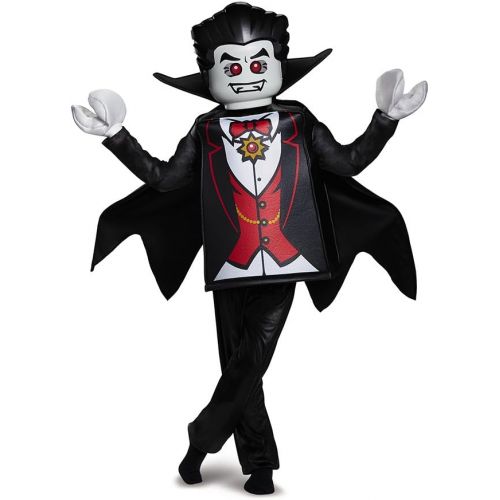  할로윈 용품Disguise Lego Vampire Deluxe Costume, Black, Large (10-12)