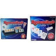 Pressman Rummikub Large Numbers Edition - The Original Rummy Tile Game Blue, 5 & Rummikub - Classic Edition - The Original Rummy Tile Game by Pressman