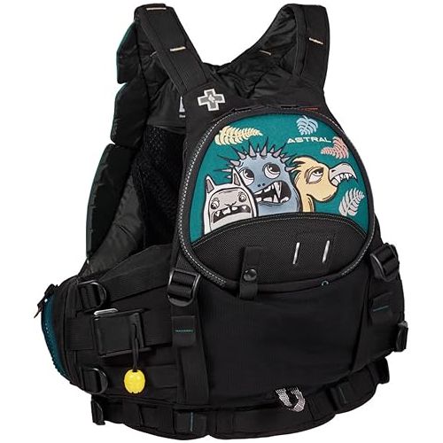  Astral, GreenJacket Life Jacket PFD for Whitewater Rescue, Sea, and Stand Up Paddle Boarding