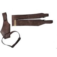 Xcoser Rey Bag Brown Canvas Rey Sidebag with PU Belt Cosplay Accessories